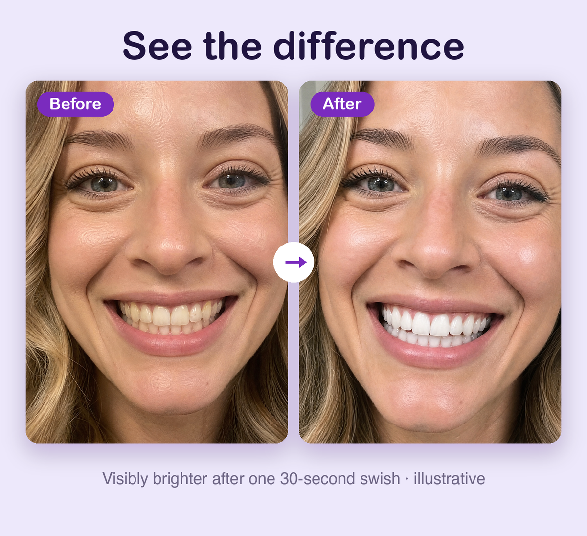 Violettes Whitening-Mundwasser